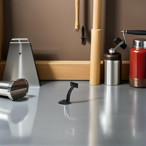 Soporte para Barandilla Moderno en Acero Inoxidable Negro Mate Elegante 6