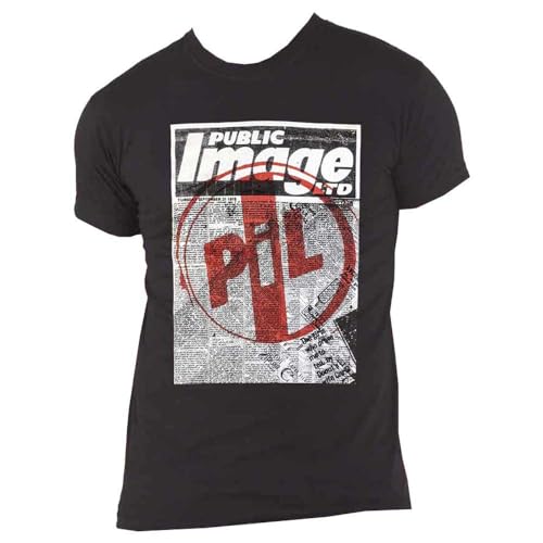 Pil Public Image Ltd T Shirt Affiche Nouveau Officiel Unisex Noir Size M – vue 4