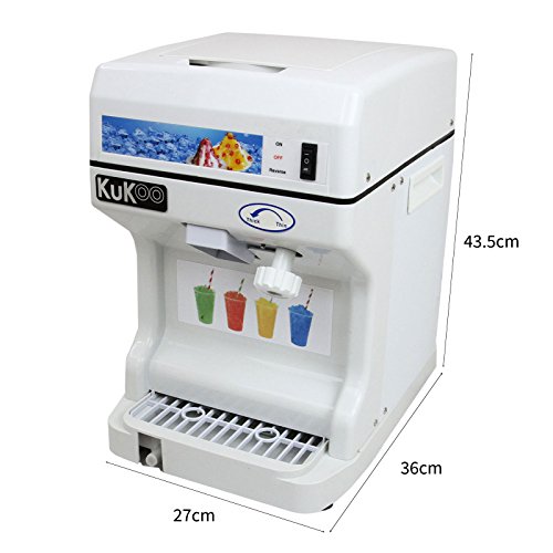 Foto von KuKoo Eis-Rasierer, Schneekegel, gefrorenes Eis-Rasieren, Slushie-Dessert-Hersteller, kommerzielle Catering-Maschine