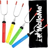 MalloMe Smores Sticks for Fire Pit -Rotating...