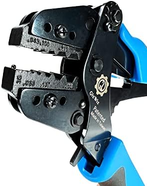 GIZWIZ Parallel Action Ratchet Crimp Tool For RF Coax RG58 RG59 RG62 RG174