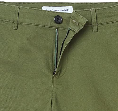 image for Amazon Essentials Women's Mid-Rise Slim-Fit 5 Inch Inseam Khaki Short 