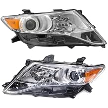 FOR 2009 2010 2011 2012 2013 2014 2015 2016 Toyota Venza Base/LE/XLE NON-Limited/Wagon Models Halogen Headlight Assembly Right and Left Side Headlamp, 81110-0T020, 81150-0T020
