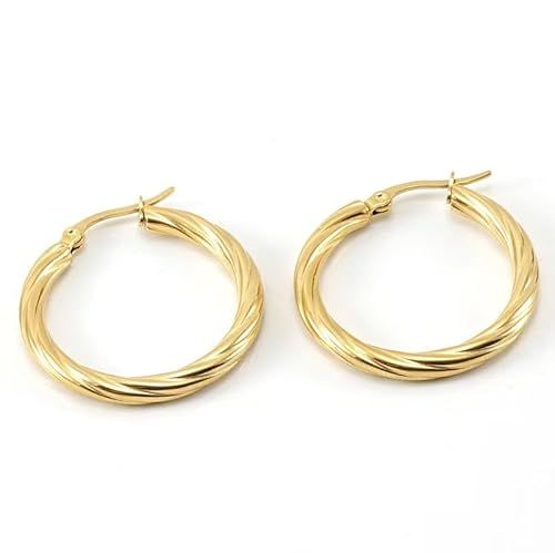 European and American style woven earrings and fashionable gold twist earrings are both very popular