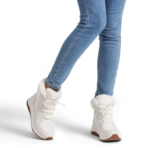Image of DREAM PAIRS Women's Outdoor Winter Snow Boots | Women Winter Snow Boots, Faux Fur Waterproof Ankle Booties, Zaylee Ladies Slip Resistant Sole Comfortable Short Boots Outdoor