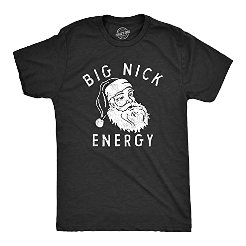 T-shirt Homme Big Nick Energy vêtement coton col rond noir