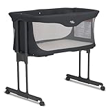 Evolur Kinsley Bedside Bassinet – Quick Fold, Breathable Mesh Sides, Lightweight Portable Baby Sleeper with Carry Bag – Newborn to 6 Months