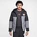 Nike Air Men's Synthetic-Fill Jacket Winter Puffer (US, Alpha, Medium, Regular, Regular, Anthracite/Cool Grey/White)