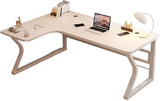 PC Table Corner Desk Student Home Study Table Simple Modern Office Desk Bedroom Corner Student Desktop Pc TableWhite Left,120x80x75cm