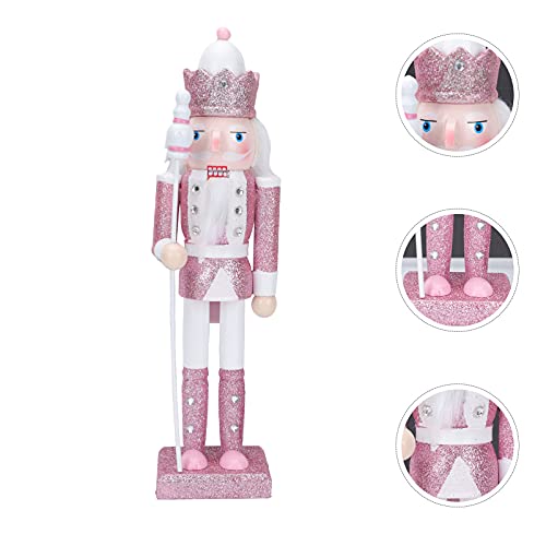 ABOOFAN Quebra-nozes de madeira, estatueta de quebra-nozes de Natal, para casa, jardim, festa de Nat