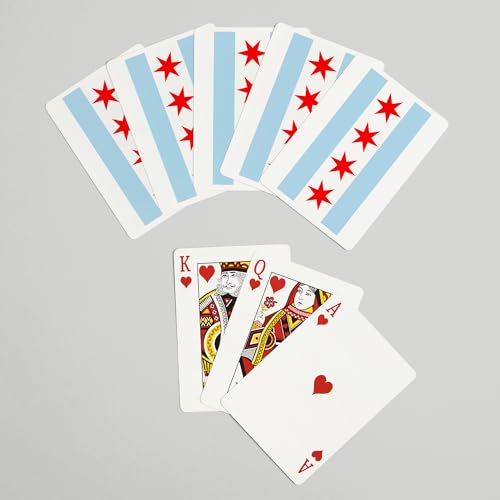 Lantern Press Baraja de Poker Chicago Illinois 52 Cartas miniatura 7