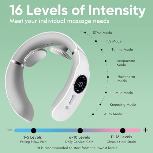 Neck Massager，Portable Lightweight Neck Relaxer for Office — 사진 2