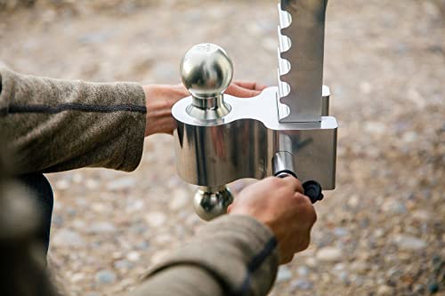 Andersen Hitches | Rv Accessories | Adjustable Ball Mount Receiver | Heavy Duty Rapid Hitch | 6" Drop/Rise 2" To 2- 5/16" Combo Ball With 2-1/2" Shank | 3410-25 #TOP3