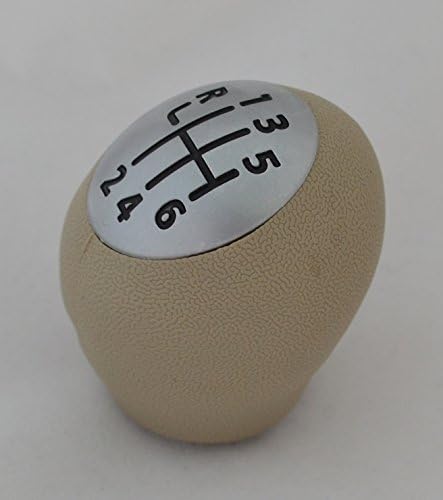 IVATECH 01SPK6083 3 Gear Lever Knob 1-6 R Oem Beige Matt Silver