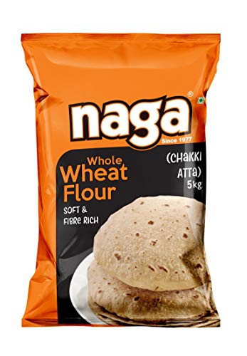 Image of Naga Sooji Whole Wheat (Chakki Fresh) Atta, 5 kg