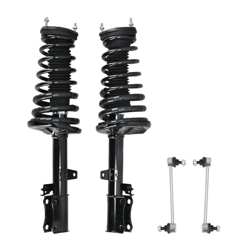 maXpeedingrods 271681 271680 K90313 Rear Strut Sway Bar Link for Toyota Camry Avalon Solara 1992-2003 Lexus ES300 1997-2001, 4Pc Complete Shock Absorber Strut w/Coil Spring Assembly Sway Bar End Link