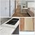 Floor Transition Strip 2" Self Adhesive Flat Vinyl Flooring Transitions Strip with Strong Backing Wood Grain 5cm, 3.28FT, Brown Wood Grain