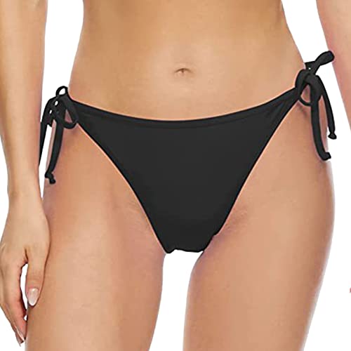 Generisch Bikinihose Damen mit seitlicher Schnürung –high Waist Bikinihose Hüftslip Bikinihosen für Damen in Unifarben 2025 Generisch Bikinihose Damen mit seitlicher Schnürung –high Waist Bikinihose Hüftslip Bikinihosen für Damen in Unifarben 2025
