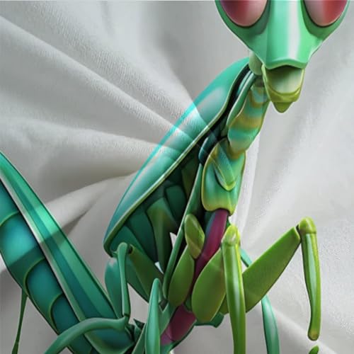 Housse de couette Praying Mantis 3D en microfibre 135x200 cm - 7