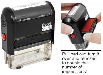 Fragile Self Inking Rubber Stamp - Red Ink