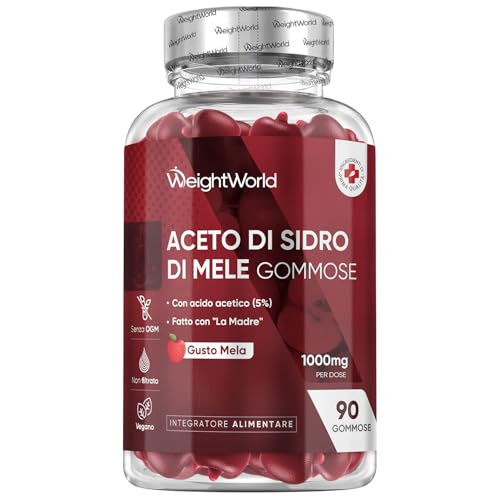 Aceto di Mele la Madre Non Filtrato Vegano, 90 Apple