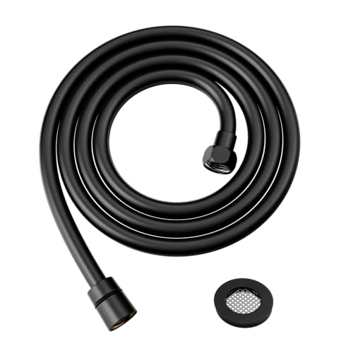 JOMOO Shower Hose, 118 Inch PVC Handheld Replacement Hose, Matte Black