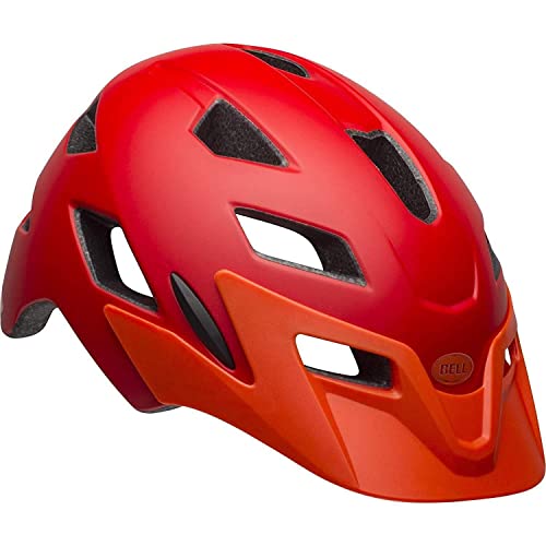 BELL Unisex Jugend Sidetrack Child Fahrradhelme Matte Red/Orange Einheitsgröße
