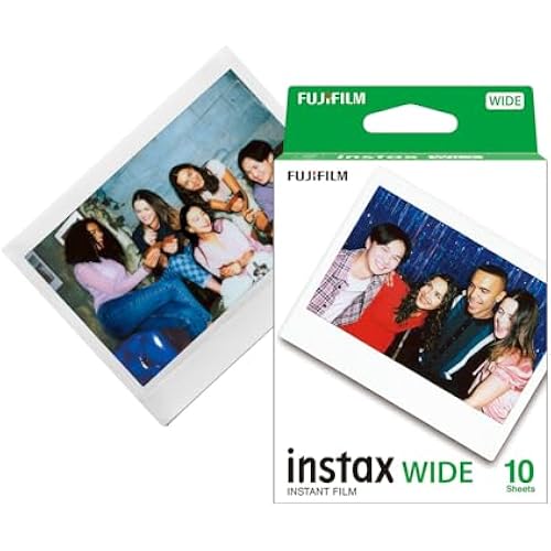 instax Wide Film White Border, 10 Shot Pack