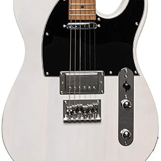 Stagg SET-PLUS WHB – Guitare électrique Vintage série »T »- plus – blanche - Les Beatles, Paul McCartney, John Lennon, RIngo Starr, George Harrison Stagg SET-PLUS WHB - Guitare électrique Vintage série ''T''- plus - blanche – Image 3