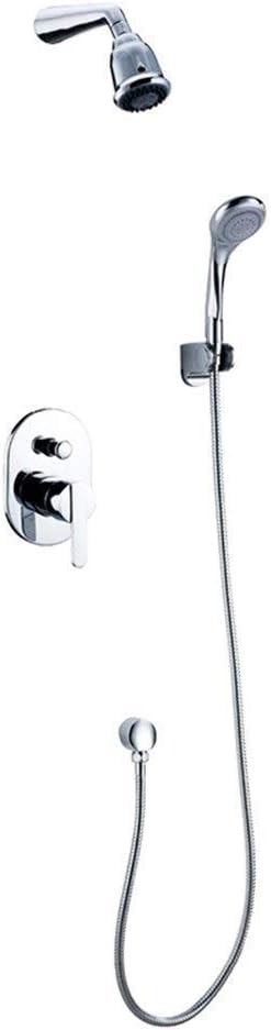 Handheld Wall-Mounted Shower Single Adjustable Water Temperature Shower Set Durable