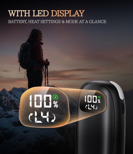 BEYYON Electric Hand Warmers Rechargeable - [with LED Display] - image 4