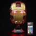 BRIKSMAX Led Lighting Kit for Iron Man Helmet - Compatible with Lego 76165 Building Blocks Model- Not Include The Lego Set