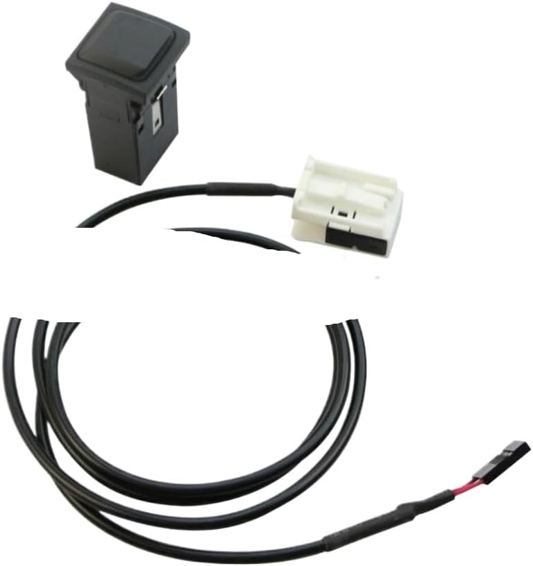 MK5 MK6 RNS510 RCD510 Compatible AUX in Socket Adapter for Car Stereo Systems