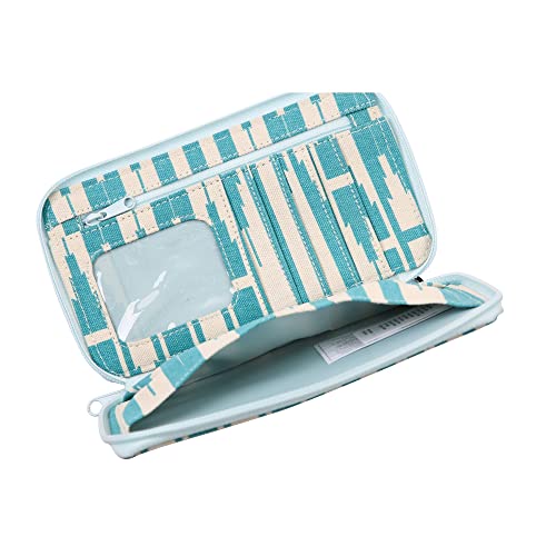 Kavu Go Time Bi-Fold Crossbody Wallet With Rope Strap - Skyline Ikat #TOP4