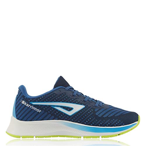 Karrimor Mens Rapid 4 Running Shoes Neutral Road Breathable Lightweight Mesh Navy/Blue UK 9.5 (44)