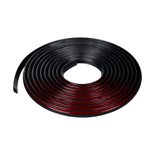 FALVFUN Car Wheel Eyebrow Arch Trim Lips Strip, 33FT Rubber Vehicle Wheel Eyebrow Sticker Protector, Self-Adhesive Auto Exterior Tire Arch Protective Accessories, Universal for SUV RV Truck