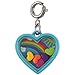 CHARM IT! Rainbow Heart Shaker Charm