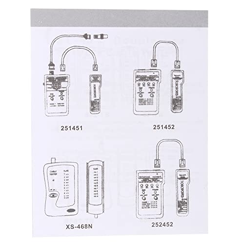 Dabey Kit de ferramentas de manutenção de rede,9 em 1 LAN Network Fix Cable Tester Crimper Alicate K
