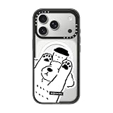 CASETiFY インパクトiPhone 17 Pro ケース [MagSafe対応/薄型 軽量/耐衝撃] - Dog Loves Coffee - クリア ブラック