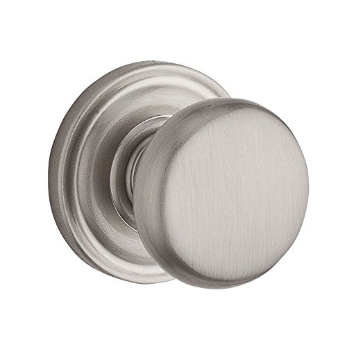Baldwin Reserve 9BR3500-024 Traditional Round Half-Dummy Knob in Satin Nickel