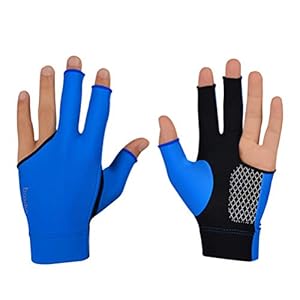 Healifty 3 Vinger Biljart Handschoenen Snooker Cue Professionele Handschoen Tonen Pool Cue Handschoenen Sport Glovefor…
