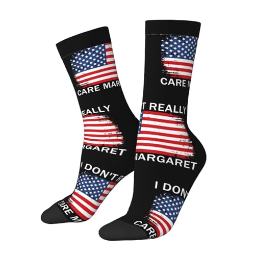 I Donâ€™t Really Care Margaret Comfortable Stylish Socks Breathable Durable Perfect Fashionable Socks2