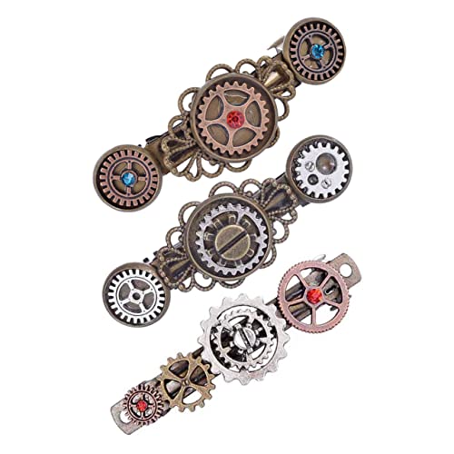 WOONEKY �X�`�[���p���N�M�A�w�A�s�� ���g���S�V�b�N�w�A�N���b�v ���B���e�[�W�����p�A�N�Z�T���[ �p�[�e�B�[��f�C���[���[�X���� ���蕨�ɂ� 3�Z�b�g