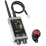 JMDHKK M8000 Hidden Camera & Bug Detector, Camera Finder, Magnetic Tracker Scanner – Portable Privacy Protection Device for Travel, Hotels, Vehicles, Offices, and Fitting Rooms(Silver)