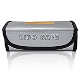 mejor bolsa lipo LiPo Li-Po bolsa de protección de la batería a prueba de fuego puerta de protección saco de carga.