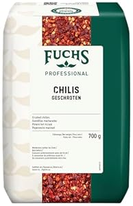 Fuchs Professional - Chilis geschroten | Verleiht Chili con Carne die richtige Schärfe | Profi-Qualität für Großverbraucher | 0,7 kg im recyclebaren Beutel