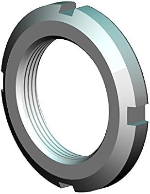Whittet-Higgins KM 10 Threaded Shaft & Bearing Locknut, Metric M50 x 1.5 Right-Hand Thread, Not Self-Locking, Replaces FAG INA KM10, Generic KM10, SKF KM 10, Standard KM 10, Timken KM10,