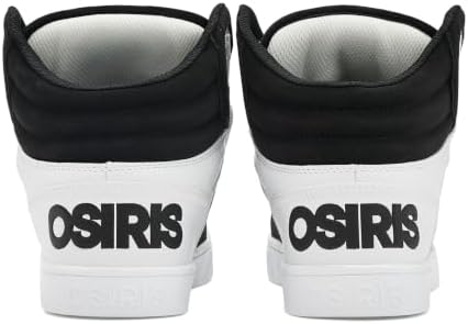 Osiris Men's Clone, Black/White/White, 5 Medium — view 6