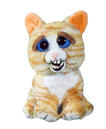 Feisty Pets Expressions- Doofus Cat- Plush Animal That Changes It's Facial Expression to Derpy with a Squeeze (Princess Pottymouth) by William Mark