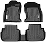 SMARTLINER Custom Fit All Weather 2 Row Black Floor Mat Liner Set Compatible with 2018-2023 Subaru Impreza/ Subaru Crosstek